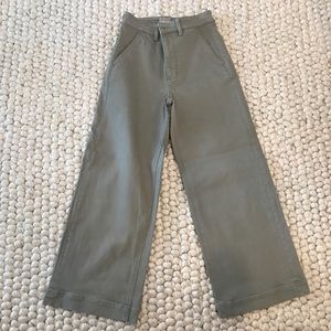 Everlane wide legs crop pants